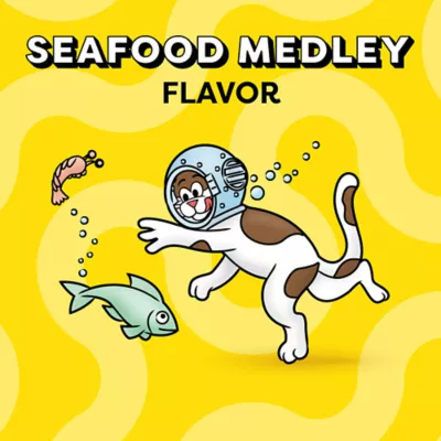 Product Temptations™ Classic Adult Cat Treats - Soft & Crunchy, Seafood Medley