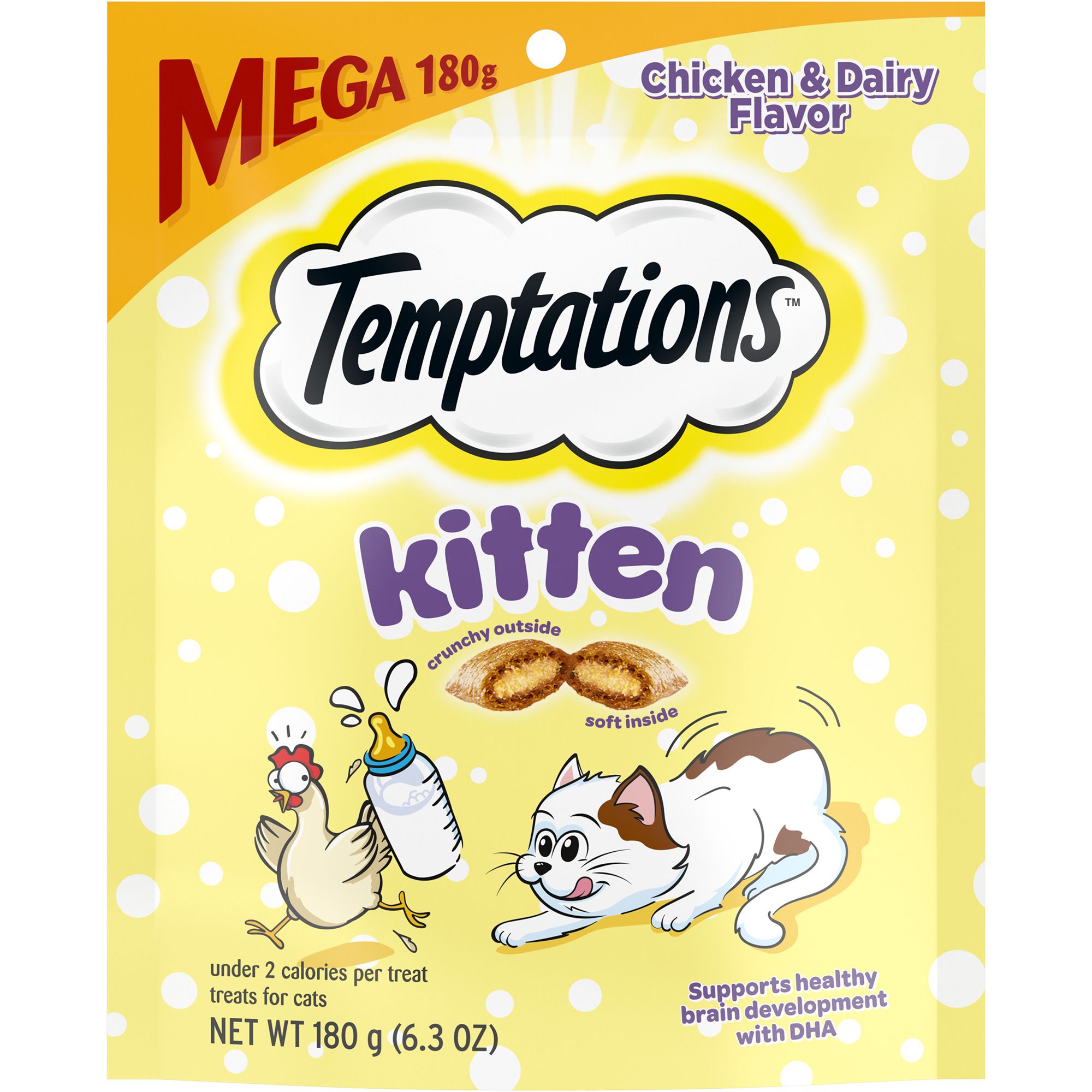 Temptations Classic Kitten Cat Treat Dairy Chicken