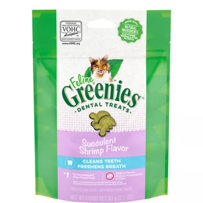 Product Greenies™ Feline Greenies Adult Cat Dental Treats - Dental Care, Natural, Shrimp