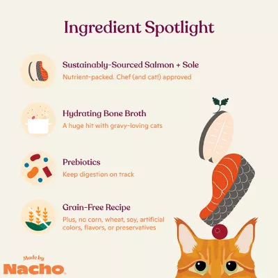 Product Made By Nacho™ Pate All Life Stage Wet Cat Food - Natural, 3 oz