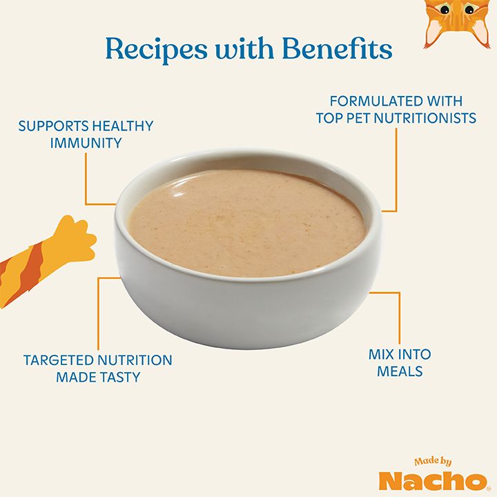 Made By Nacho&trade; Digestive Support Cat Meal Topper with Bone Broth - Chicken - thumbnail 3