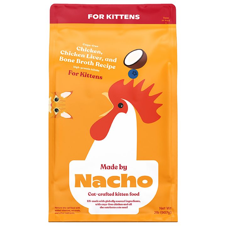 Made by Nacho Kitten Cat Food Natural High Protein