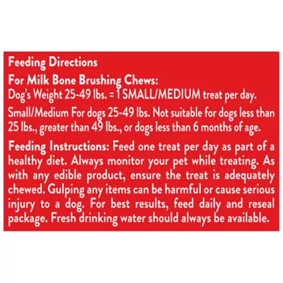 Product Milk-Bone Brushing Chews Small Medium All Life Stage Dog Treat - Original