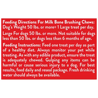 Product Milk-Bone Brushing Chews Large All Life Stage Dog Treat - Original
