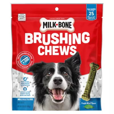 Product Milk-Bone Brushing Chews Small Medium All Life Stage Dog Treat - Fresh