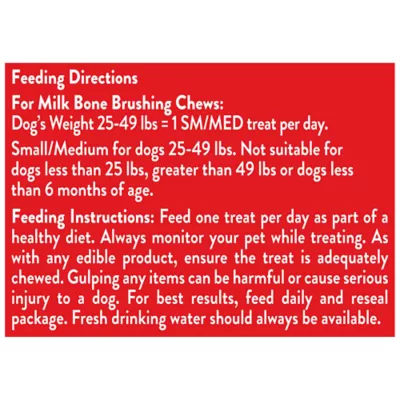 Product Milk-Bone Brushing Chews Small Medium All Life Stage Dog Treat - Fresh