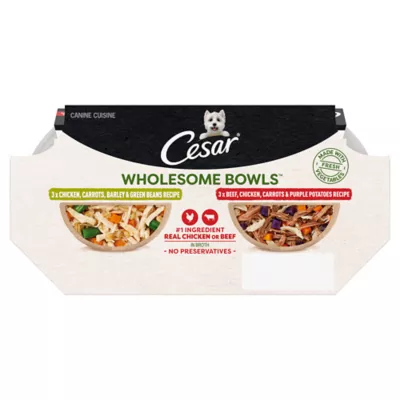 Product Cesar® Wholesome Bowls All Life Stage Wet Dog Food & Meal Topper - 6 Count