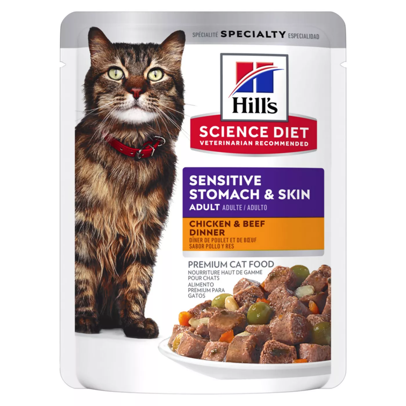 Hill s Science Diet Sensitive Stomach Skin Adult Wet Cat Food 2.8 oz