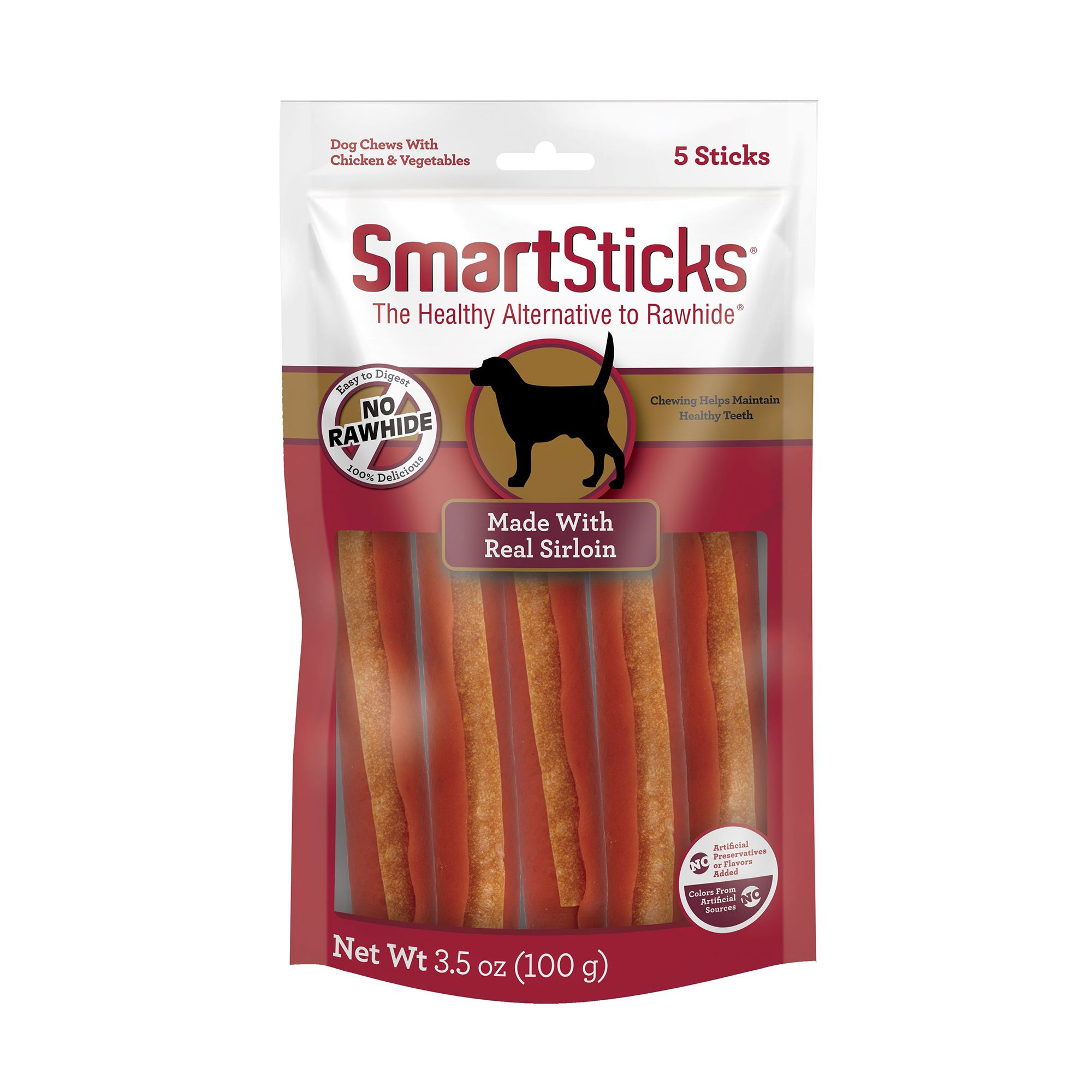 Smartbones Smartsticks Dog Chew Treats Sirloin dog Bones & Rawhide PetSmart