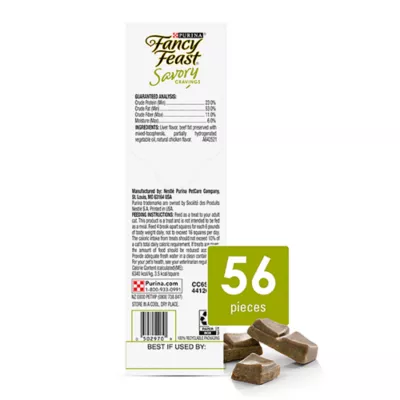 Product Fancy Feast® Savory Cravings Adult Cat Treats - Chicken, No Artificial Colors, No Artificial Flavors
