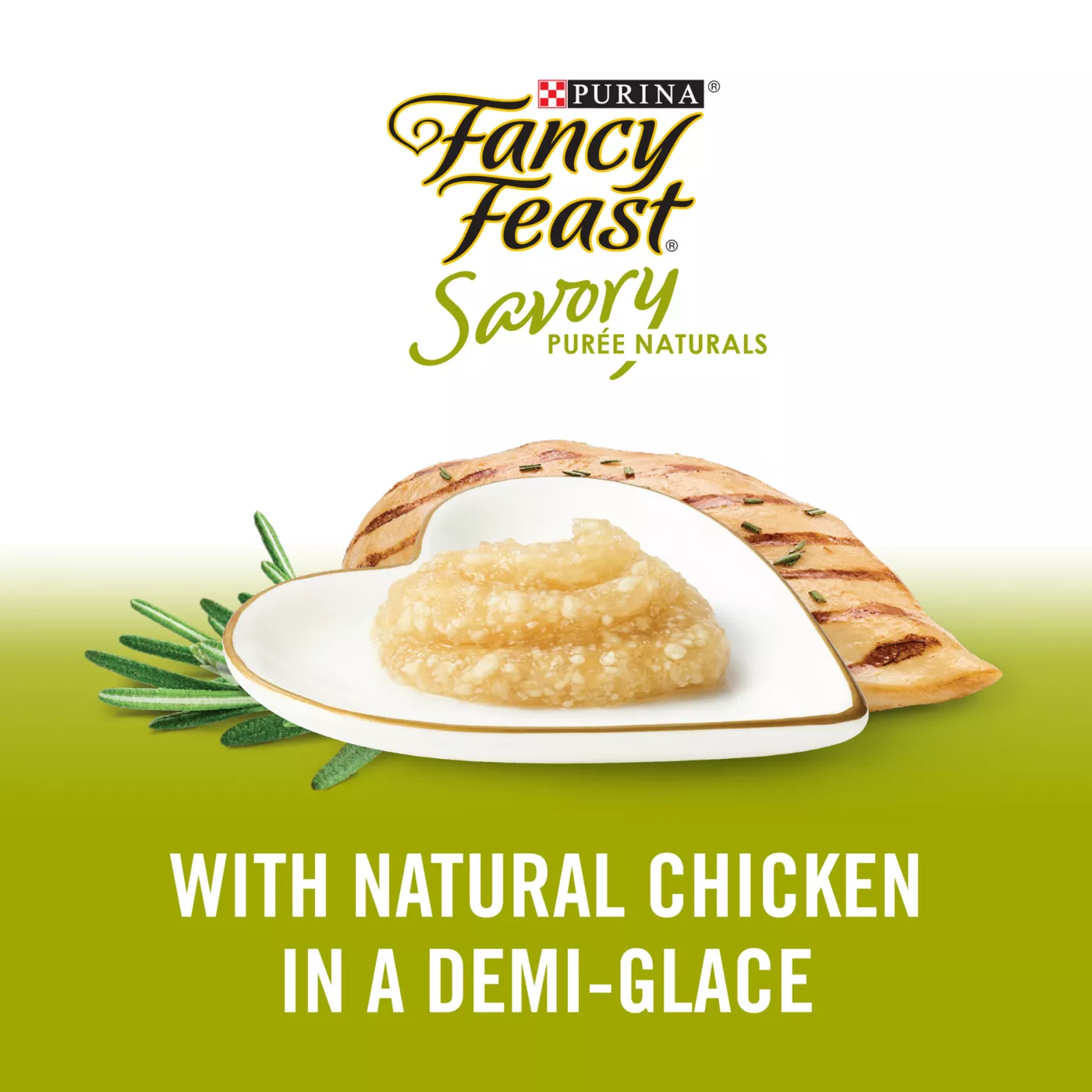 Fancy Feast Savory Puree Naturals Adult Cat Treats Chicken No Artificial Colors or Flavors