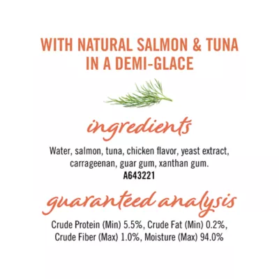 Product Fancy Feast® Savory Puree Naturals Adult Cat Wet Food - Salmon & Tuna