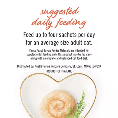 Product Fancy Feast® Savory Puree Naturals Adult Cat Wet Food - Salmon & Tuna