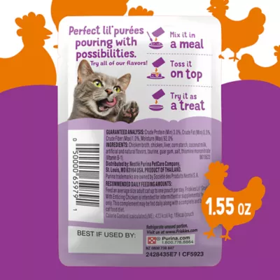 Product Purina® Friskies® Lil' Shakes Adult Wet Cat Food Complement - 1.55 oz