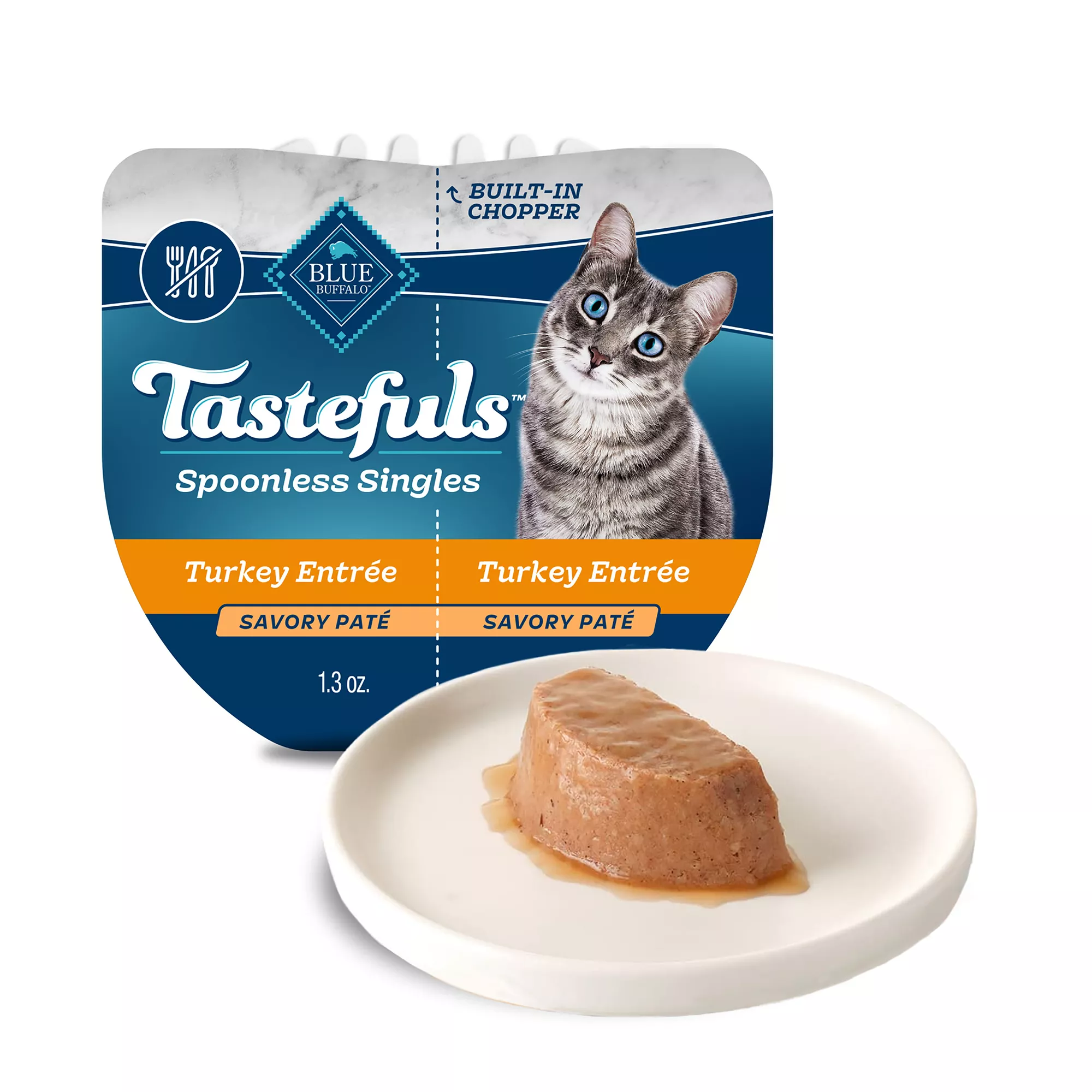 Blue Buffalo® Tastefuls&trade; Spoonless Singles Adult Wet Cat Food - Natural, Turkey, Pate