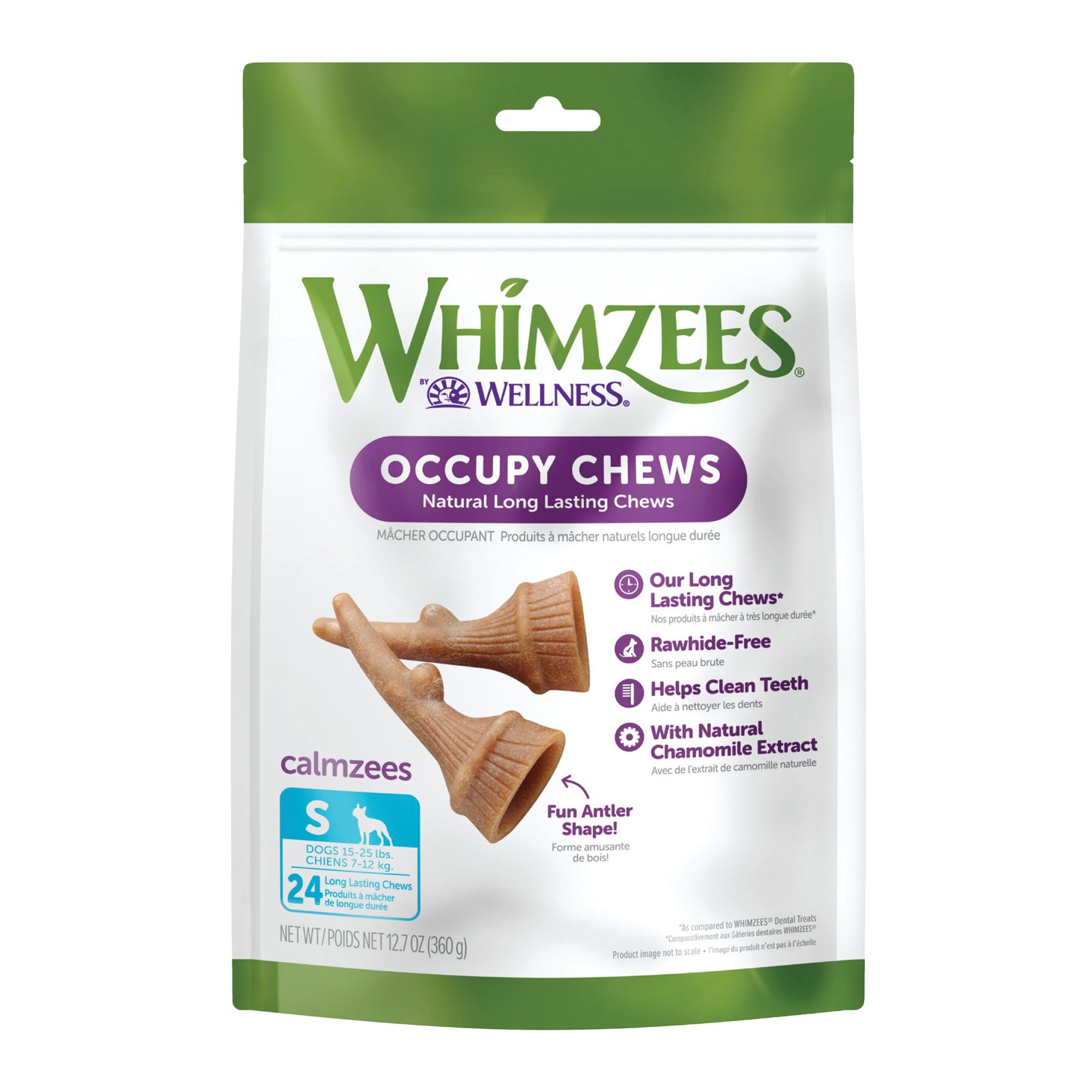 Whimzees Occupy Long Lasting Small Dog Chews Rawhide Free Vegetable