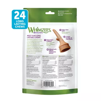 Product Whimzees Occupy Long Lasting Small Dog Chews - Rawhide Free, Vegetable