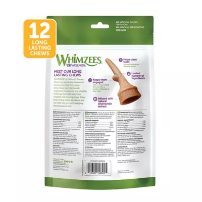 Product Whimzees Occupy Long Lasting Medium Dog Chews - Rawhide Free, Vegetable