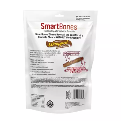 Product Smartbones Twists Chicken Wrapped Dog Chew Treats - Sirloin
