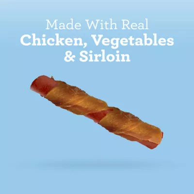 Product Smartbones Twists Chicken Wrapped Dog Chew Treats - Sirloin