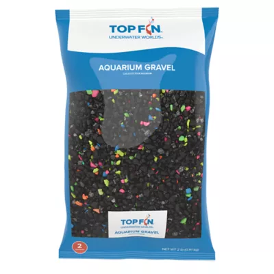Product Top Fin® Premium Aquarium Gravel - Black & Neon