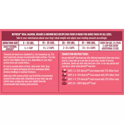 Product Rachael Ray Nutrish Whole Healthy Body Dry Dog Food Adult - Salmon, Brown Rice