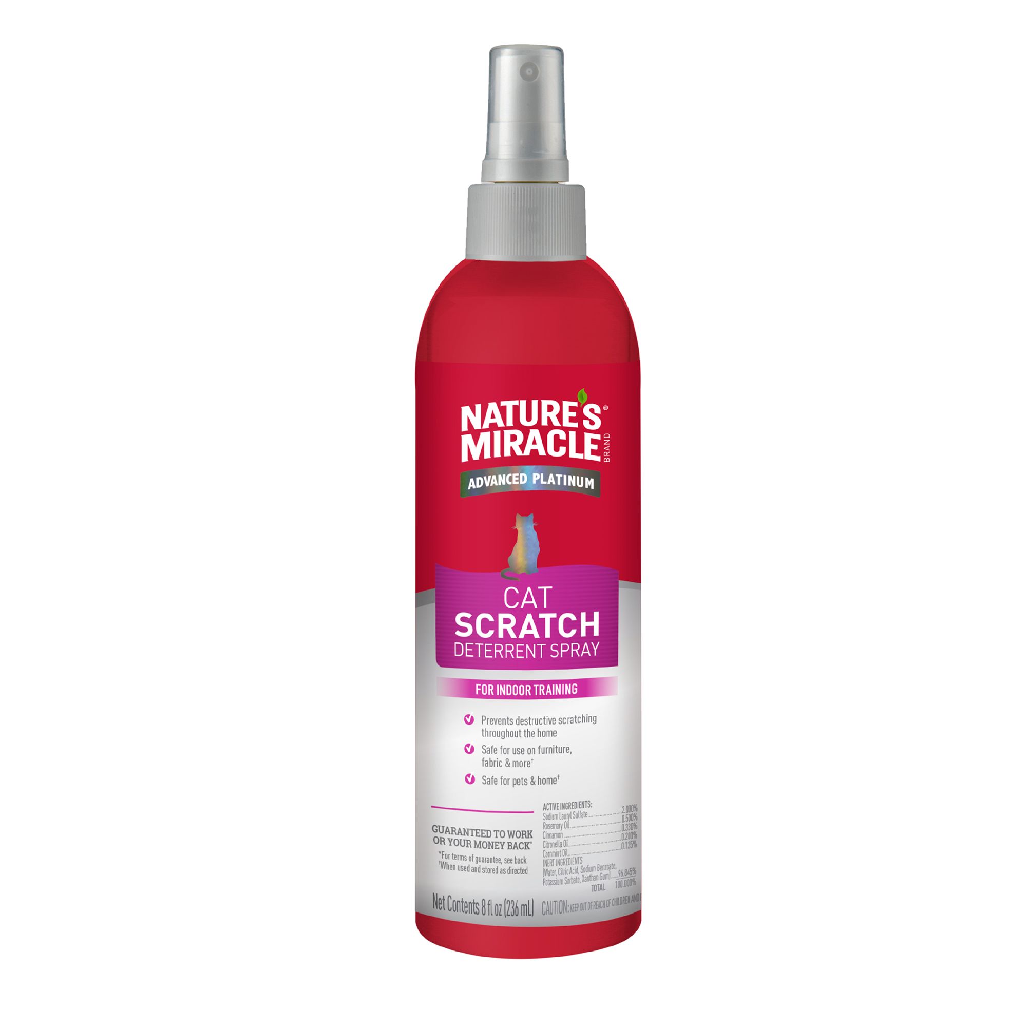 Nature's Miracle® Brand Advanced Platinum Cat Scratch Deterrent Spray, cat  Anxiety & Calming Care