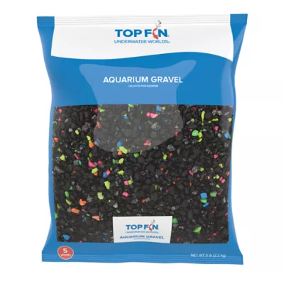 Product Top Fin® Premium Aquarium Gravel - Black & Neon