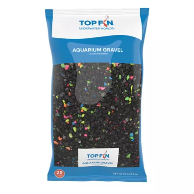 Product Top Fin® Premium Aquarium Gravel - Black & Neon