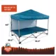 Product Arcadia Trail™ Elevated Canopy Cot with Water-Resistant Roll-Down Sunshade