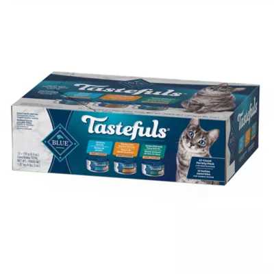 Product Blue Buffalo® Tastefuls™ Adult Cat Food Variety Pack - Natural, Pate