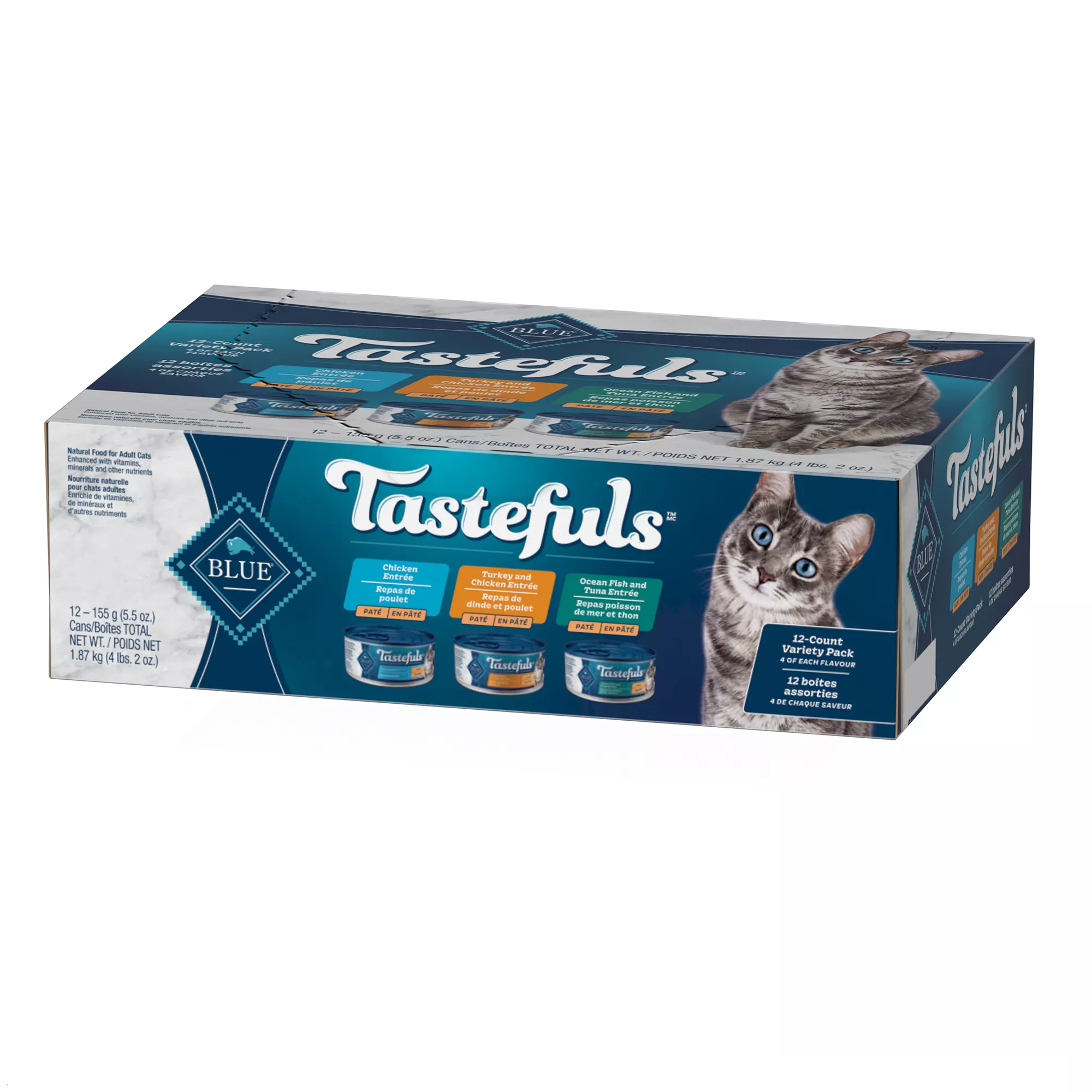 Blue Buffalo® Tastefuls&trade; Adult Cat Food Variety Pack - Natural, Pate