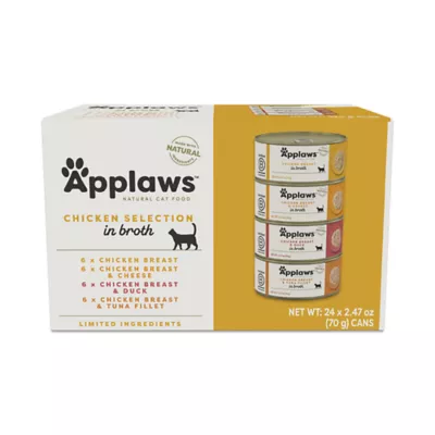 Product Applaws Cat Wet Food in Broth Variety Pack - Natural, 24 count