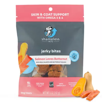 Product Shameless Pets Salmon Loves Butternut Jerky Dog Treats - Salmon & Butternut Squash