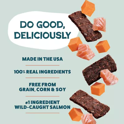 Product Shameless Pets Salmon Loves Butternut Jerky Dog Treats - Salmon & Butternut Squash