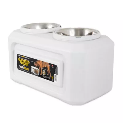 Vittles Vault Elevated Pet Feeder Plus Pet Food Storage