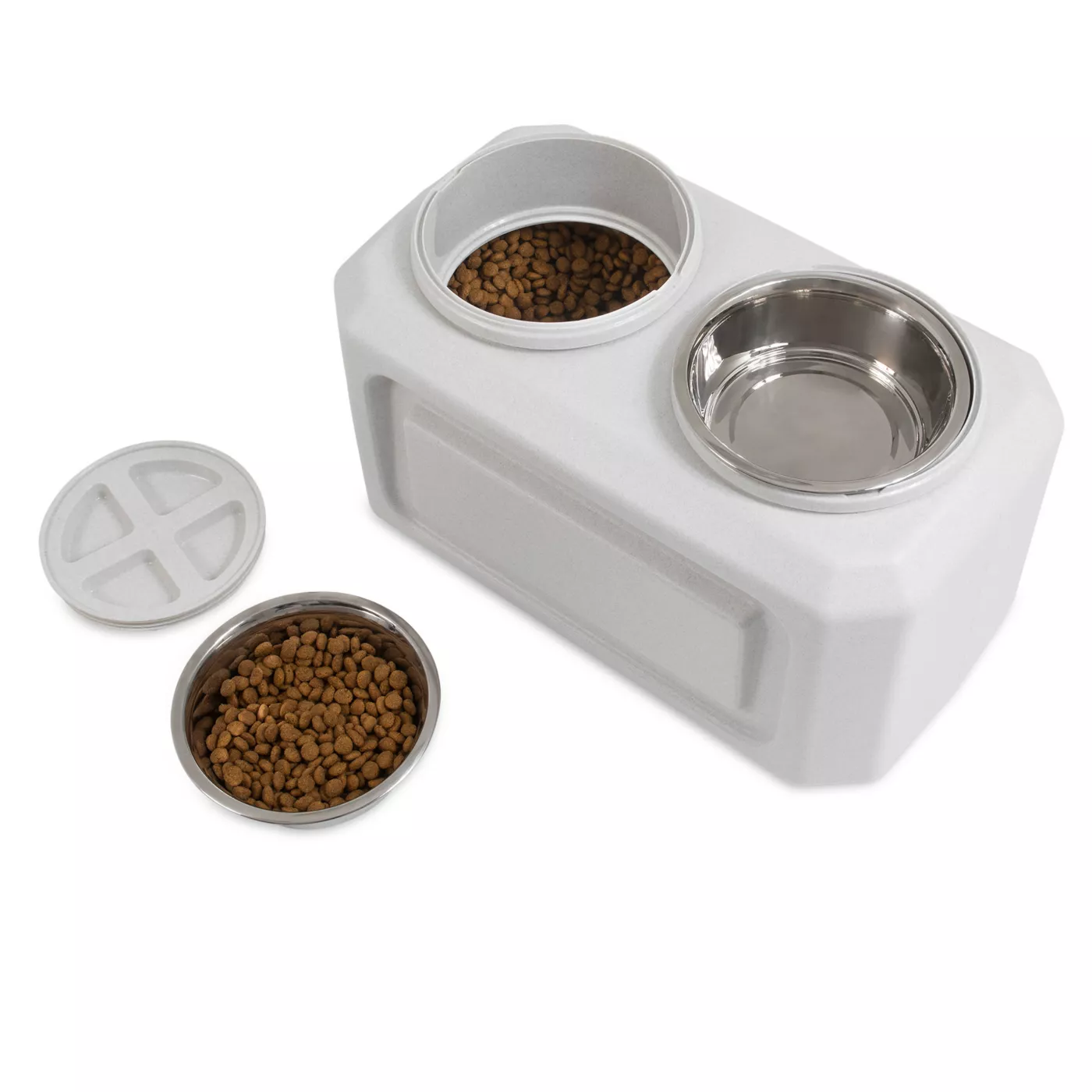 Dog food and bowl storage hotsell