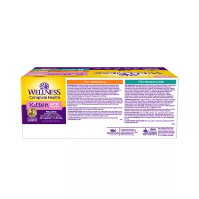 Product Wellness Complete Health Kitten Pate Favorites Wet Cat Food - Variety Pack, 12 CT, 36 OZ