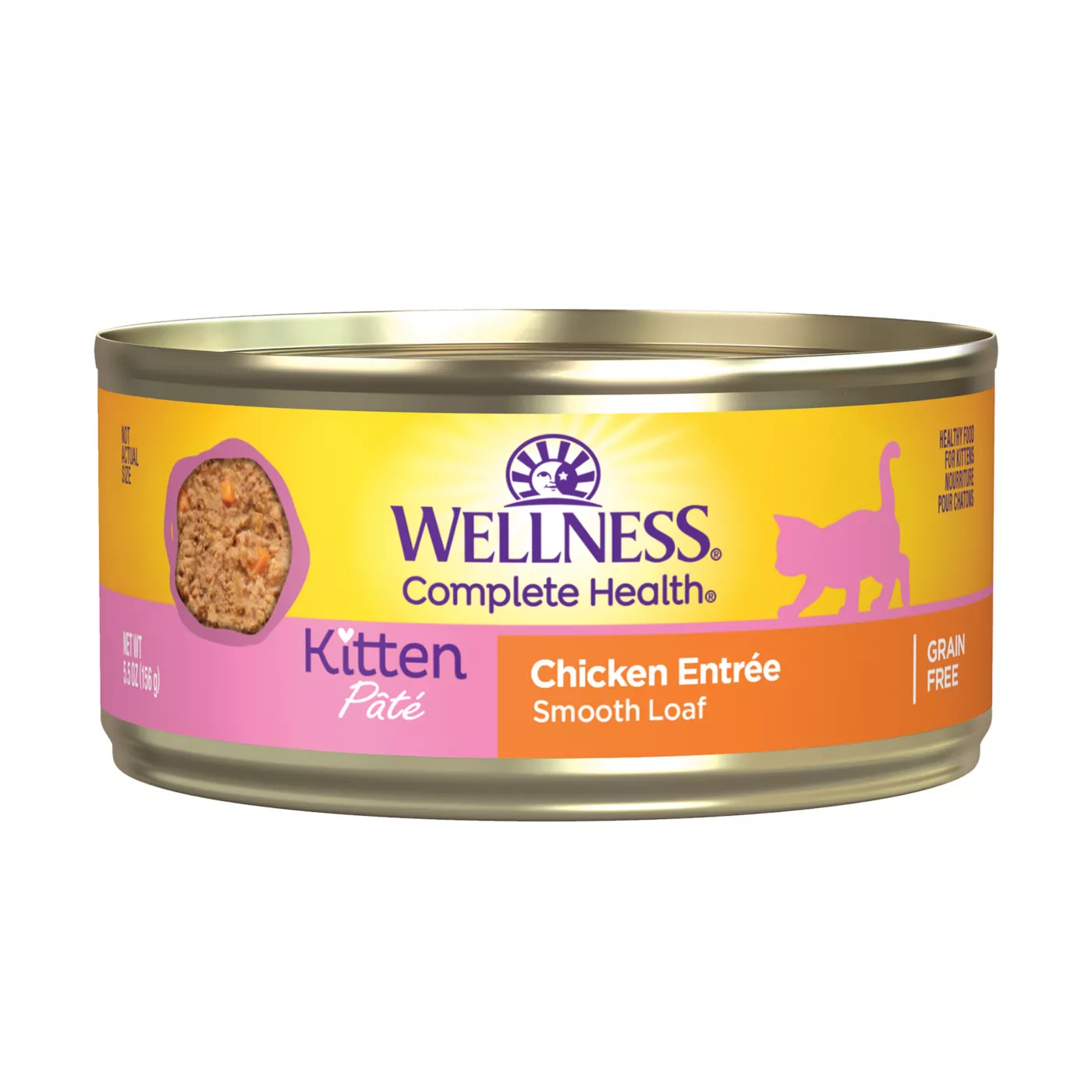 Wellness Complete Health Kitten Wet Cat Food Pate 5.5 oz Natural Grain Free