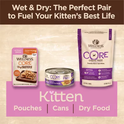 Product Wellness® CORE® Tiny Tasters Kitten Minced Wet Cat Food # 1.75 oz, Natural, Grain Free