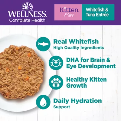 Product Wellness® Complete Health Kitten Wet Cat Food Pate - 5.5 oz, Natural, Grain Free