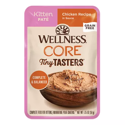 Product Wellness® CORE® Tiny Tasters Kitten Pate Wet Cat Food # 1.75 oz, Natural, Grain Free