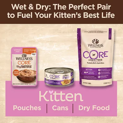 Product Wellness® CORE® Tiny Tasters Kitten Pate Wet Cat Food # 1.75 oz, Natural, Grain Free