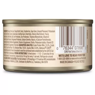 Product Wellness Core Classic Pate Wet Cat Food - 3 oz, Natural, Grain Free