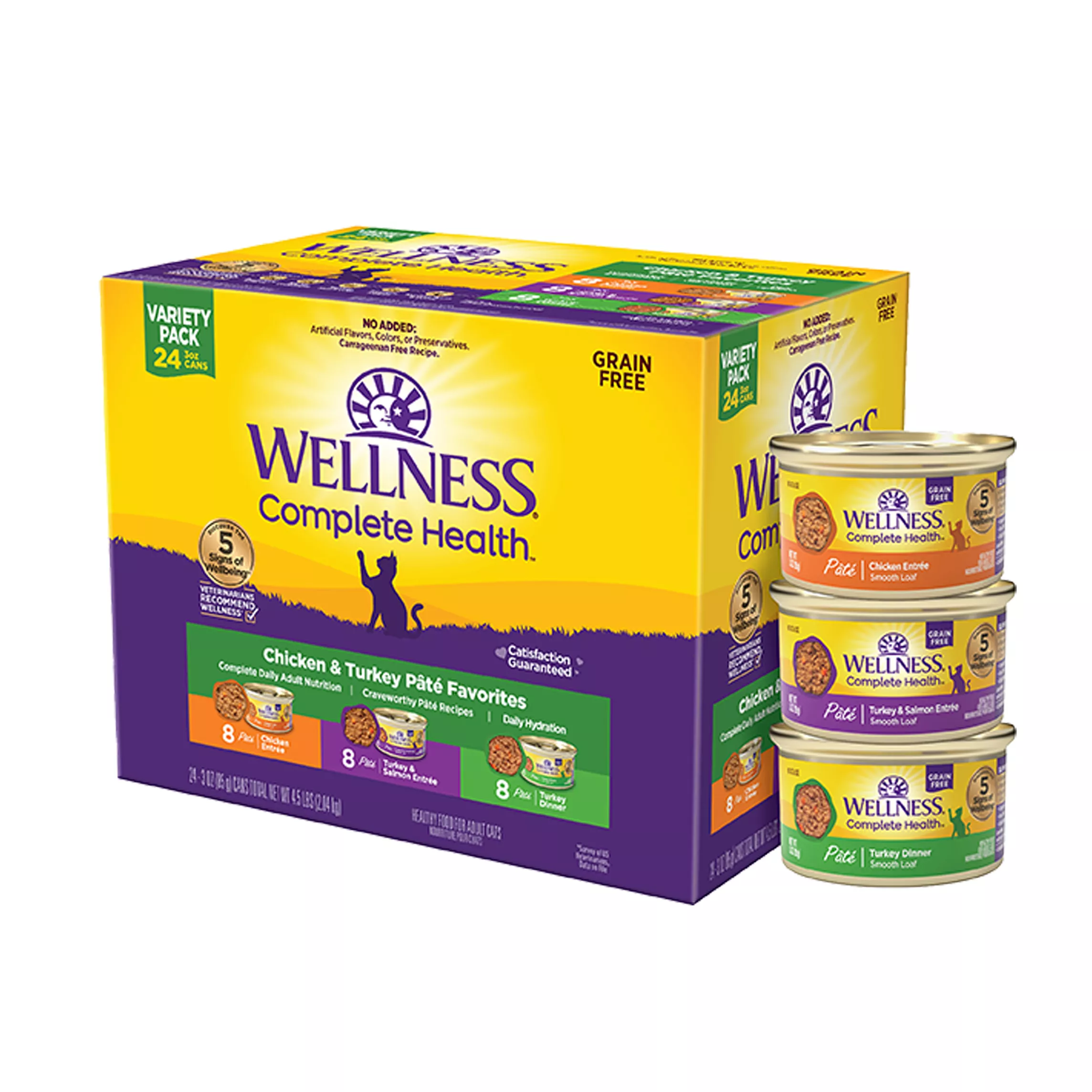 Wellness® Complete Health &trade; Wet Cat Food Variety Pack - Pate