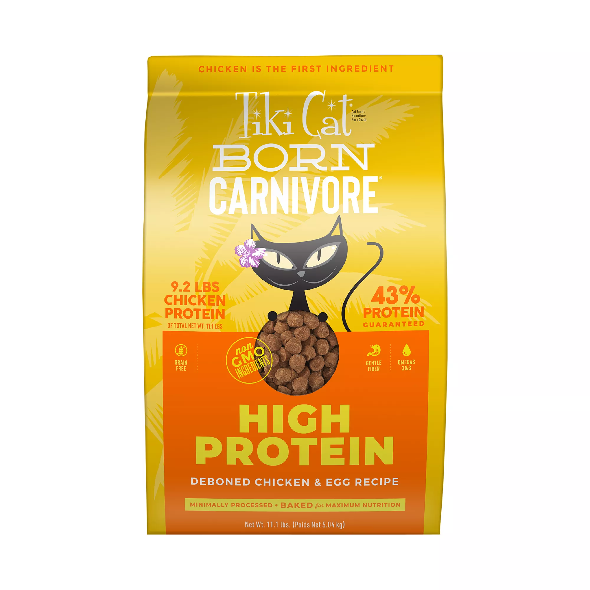 Tiki Cat® Born Carnivore® High Protein Cat & Kitten Food - Non-GMO, Chicken & Egg