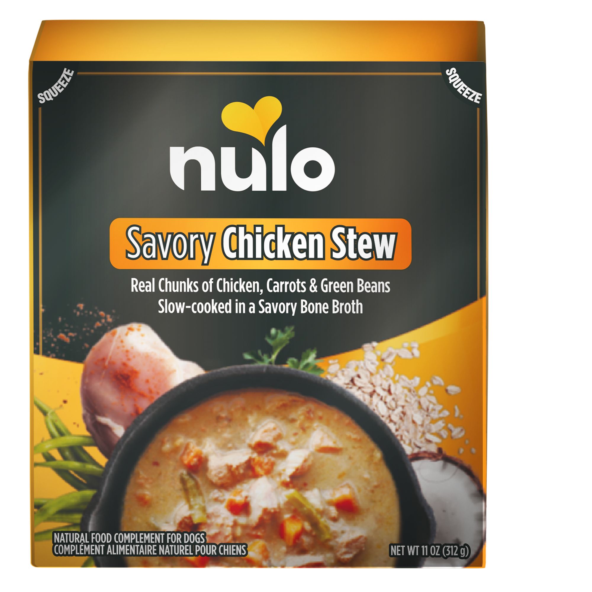 Nulo MedalSeries Adult Wet Dog Food Topper Natural, Human Grade, 11