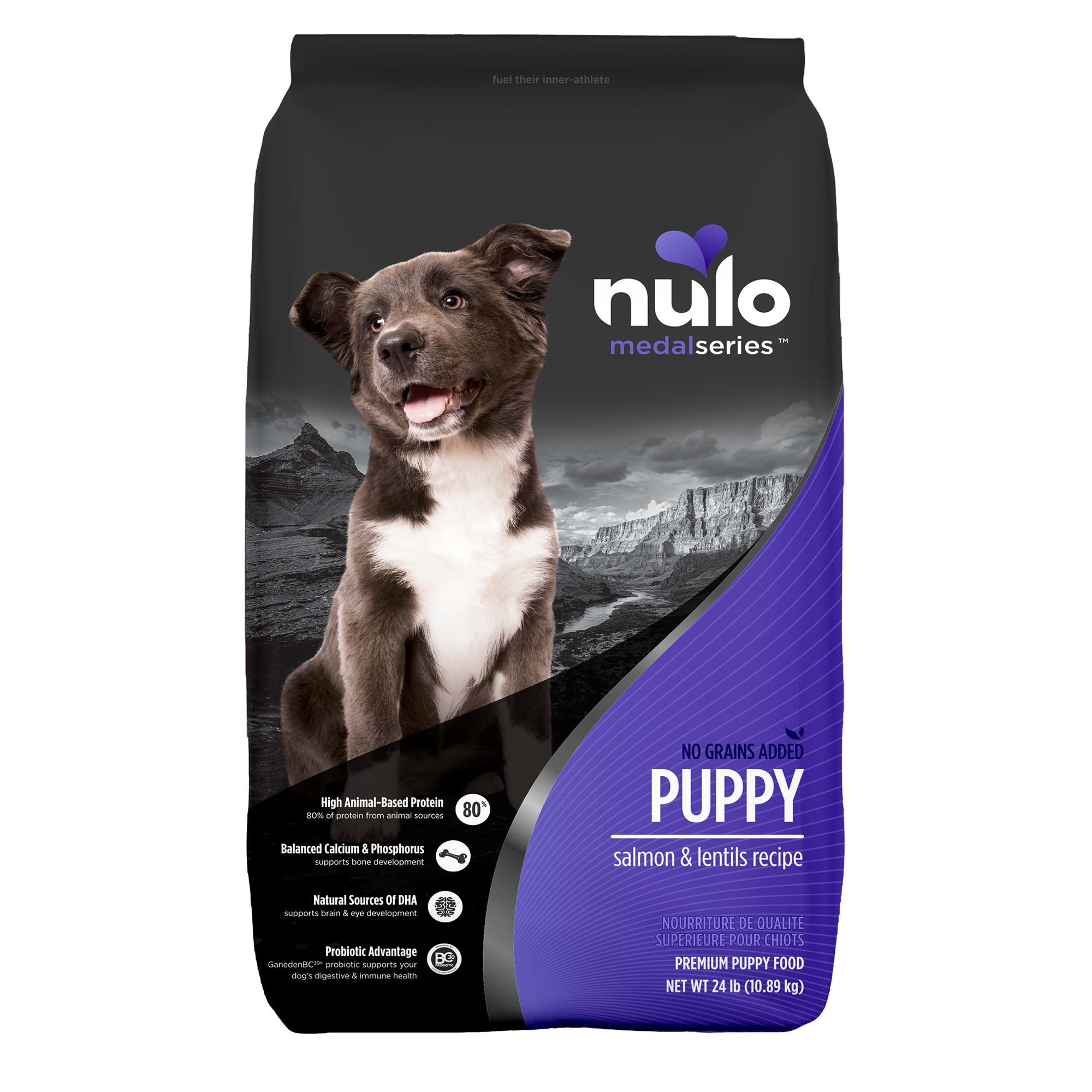 Nulo MedalSeries Puppy Dry Dog Food Salmon Lentils 384 oz