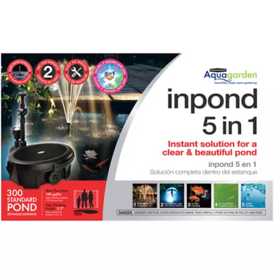 Product Aquagarden Inpond 5 in 1 Pond Pump and Filter Kit