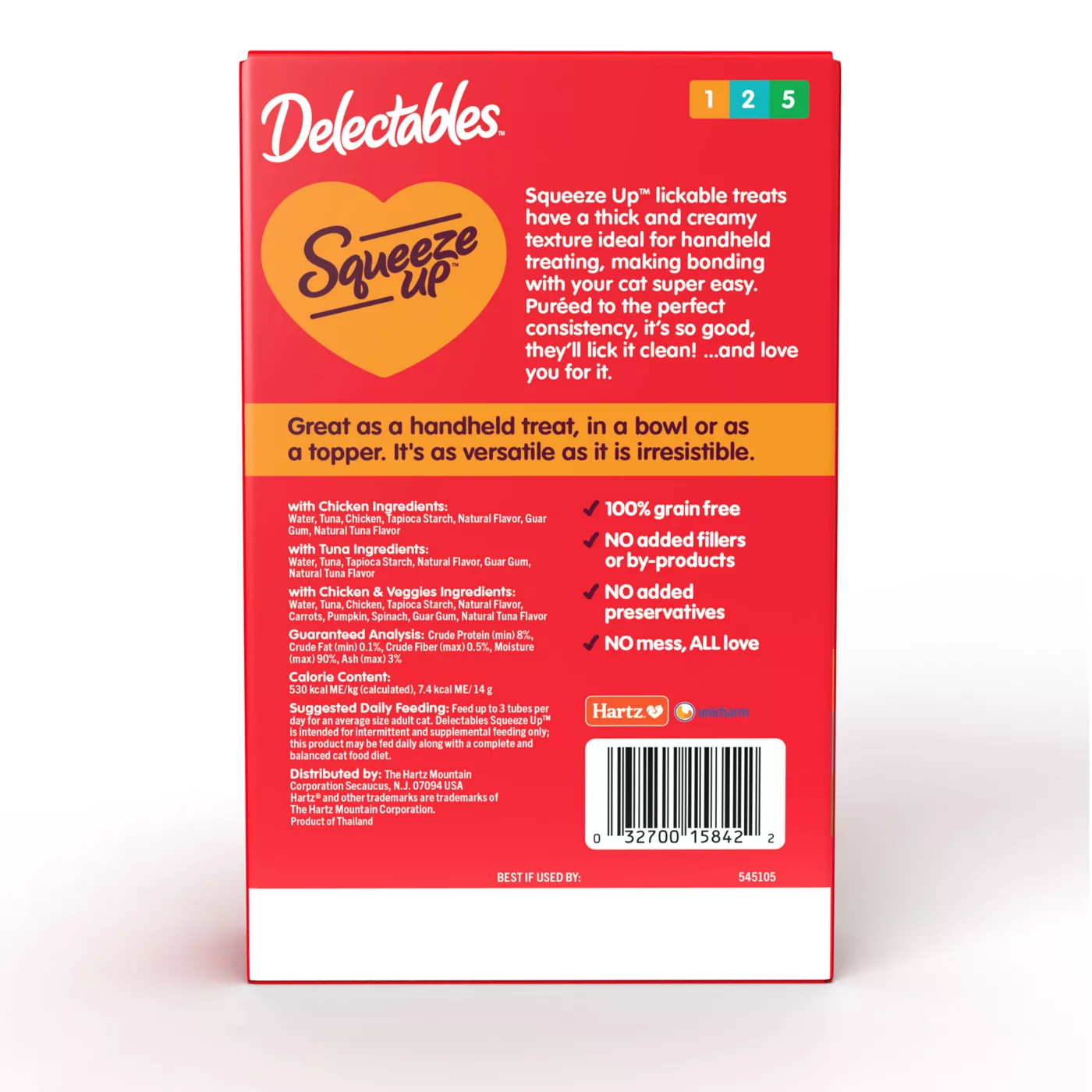 Hartz Delectables Squeeze Up Puree Variety Pack 20 Pack